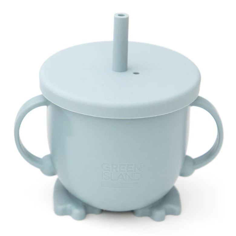 Blue Silicone Sippy Cup by Green Island