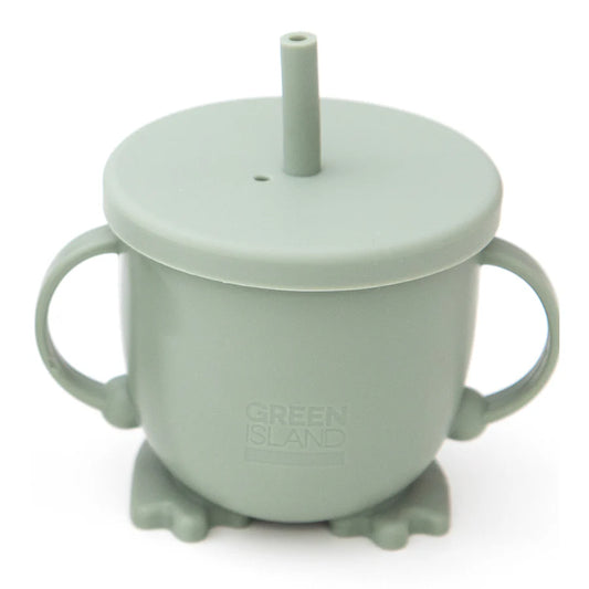 Green Silicone Sippy Cup by Green Island