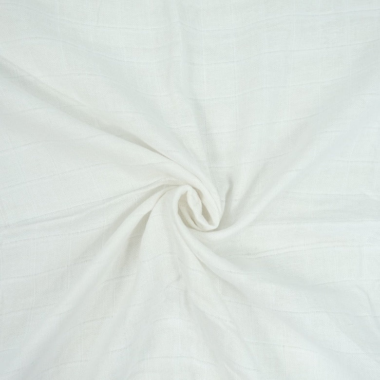 Muslinz Bamboo/Organic Cotton Swaddle- Plain white