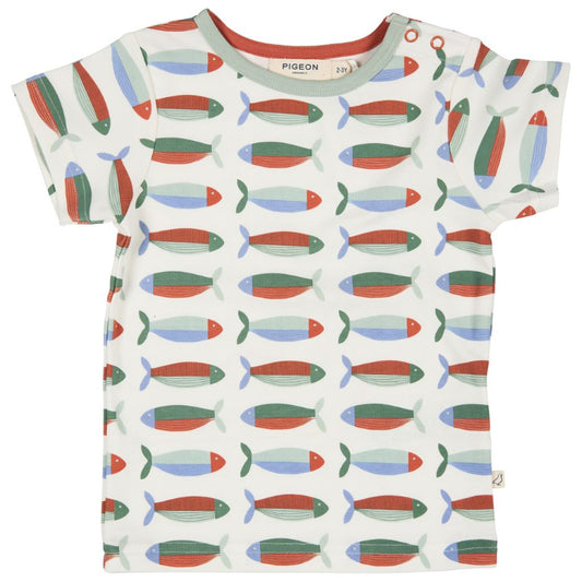 Sardines Short Sleeve T-shirt by Pigeon Organics