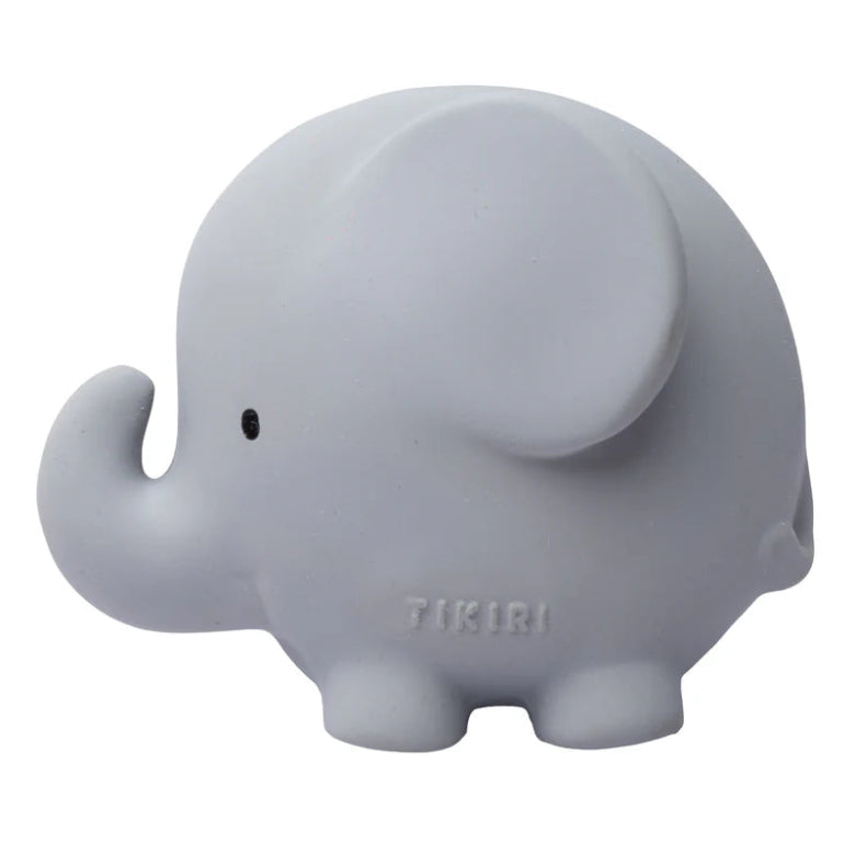 Elephant – Natural Rubber Rattle & Bath Toy by TIKIRI