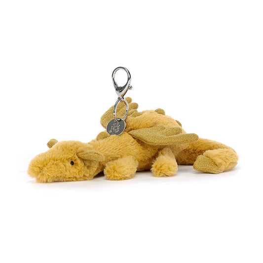 Gold Dragon Bag Charm by Jellycat