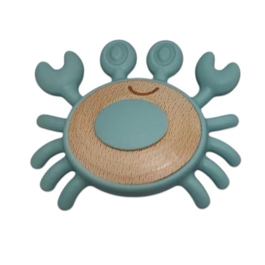 Crab Teether Bluey Green by Jumini Baby