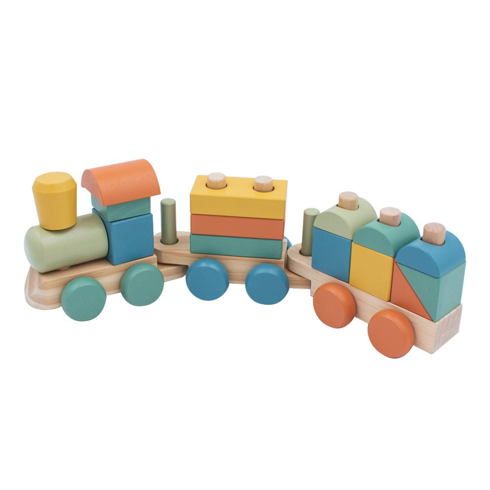 Wooden Stacking Train By Jumini