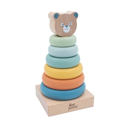 Wooden Stacking Bear By Jumini