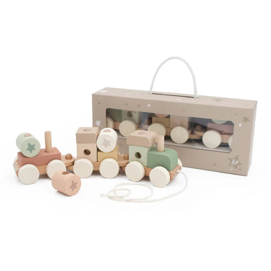 Wooden Stacking Train By Jumini