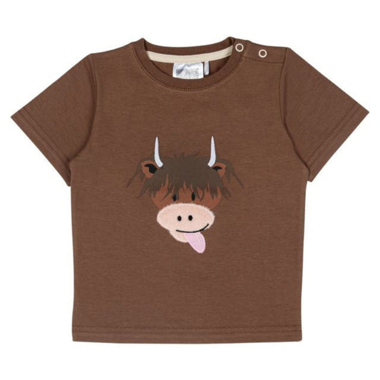 Neutral Highland Cow T-shirt by Blade & Rose
