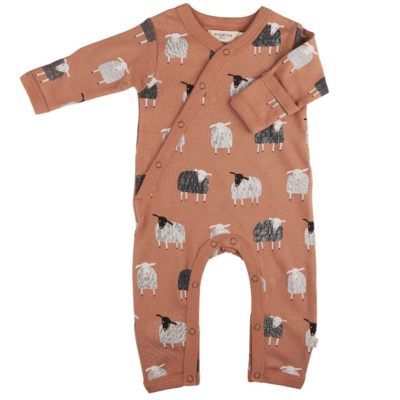 Sheep Kimono Romper by Pigeon Organics