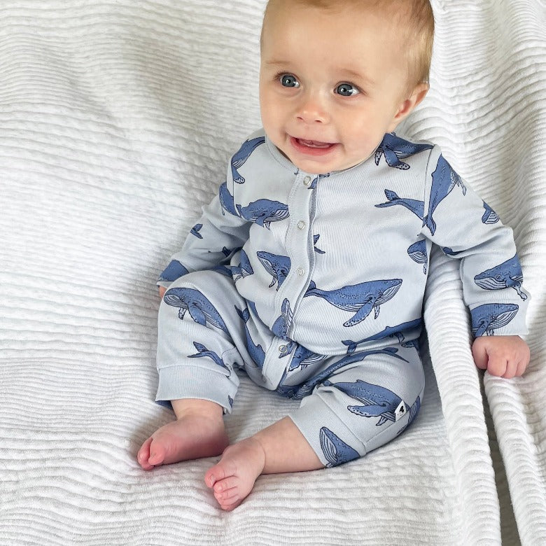 Blue Whale Romper by MAI