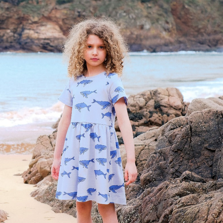 Blue Whale Dress by MAI Clothing