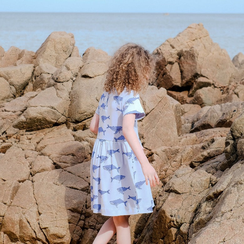 Blue Whale Dress by MAI Clothing