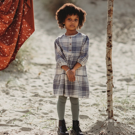 Brushed Check Dress by Turtledove London
