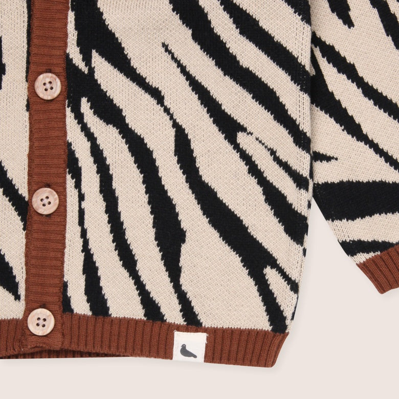 Zebra Cardigan by Turtledove London