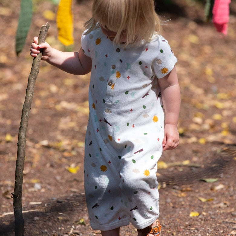 Adventure Towelling Romper By Little Green Radicals