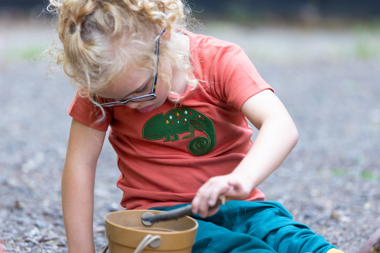 Lizard Short Sleeve T-Shirt By Little Green Radicals