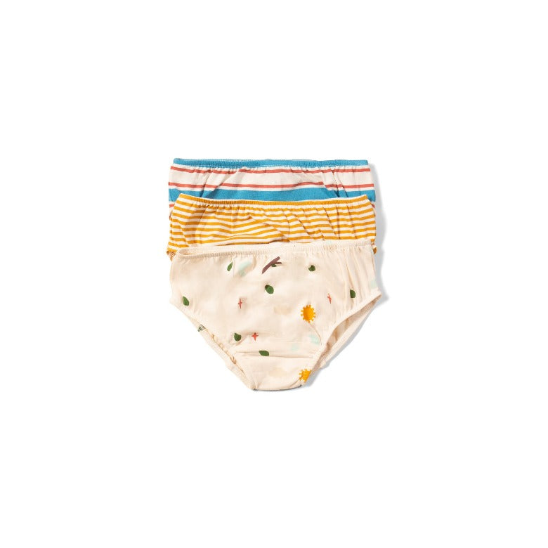 Adventure organic underwear set- 3 pack by Little Green Radicals