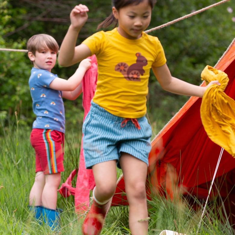 Golden Squirrel T Shirt by Little Green Radicals