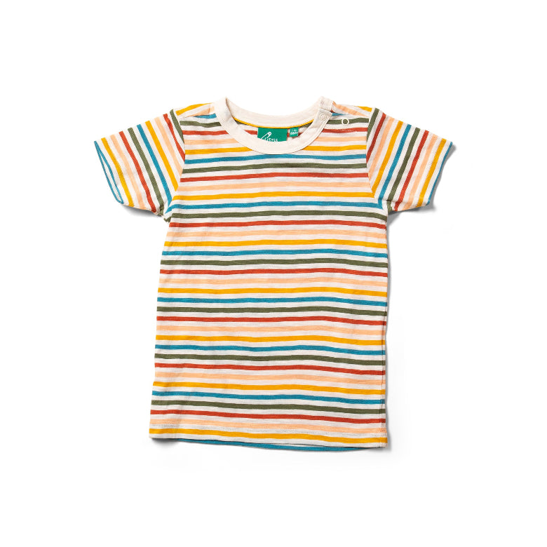 Cream Rainbow T Shirt by Little Green Radicals