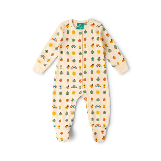 Vintage Rainbows Babygrow by Little Green Radicals