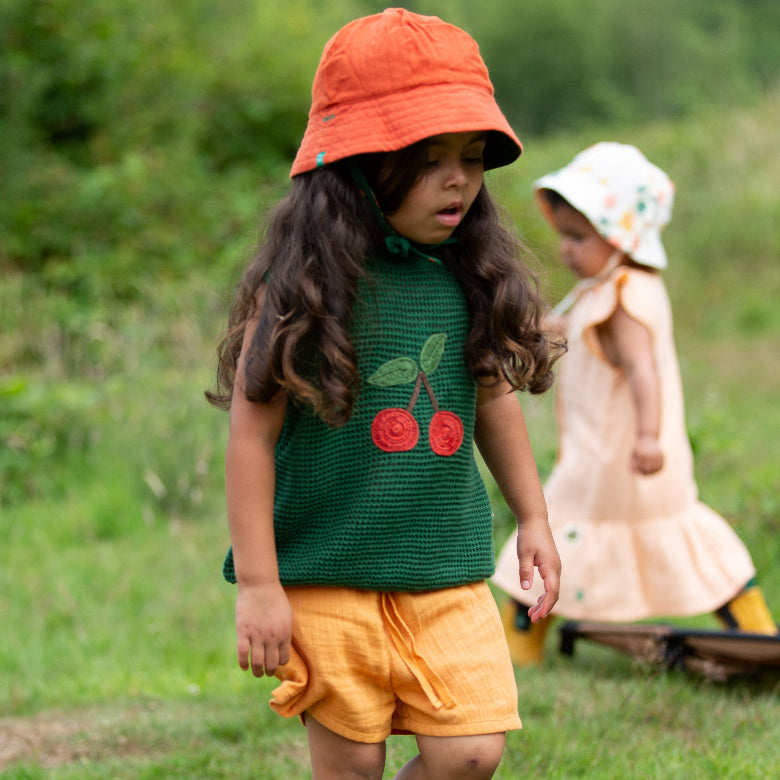 Golden Ochre Shorts by Little Green Radicals