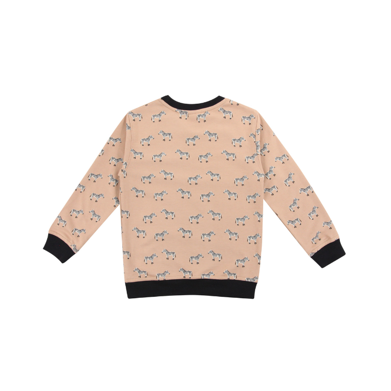 Zebra Sweatshirt by Turtledove London