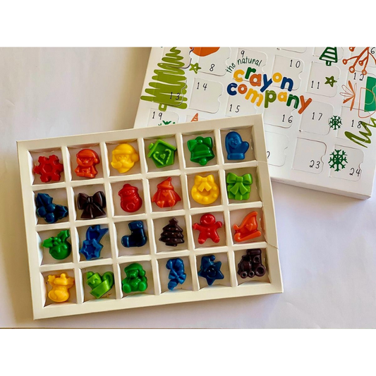 Christmas Themed Crayon Advent Calendar by The Natural Crayon Company