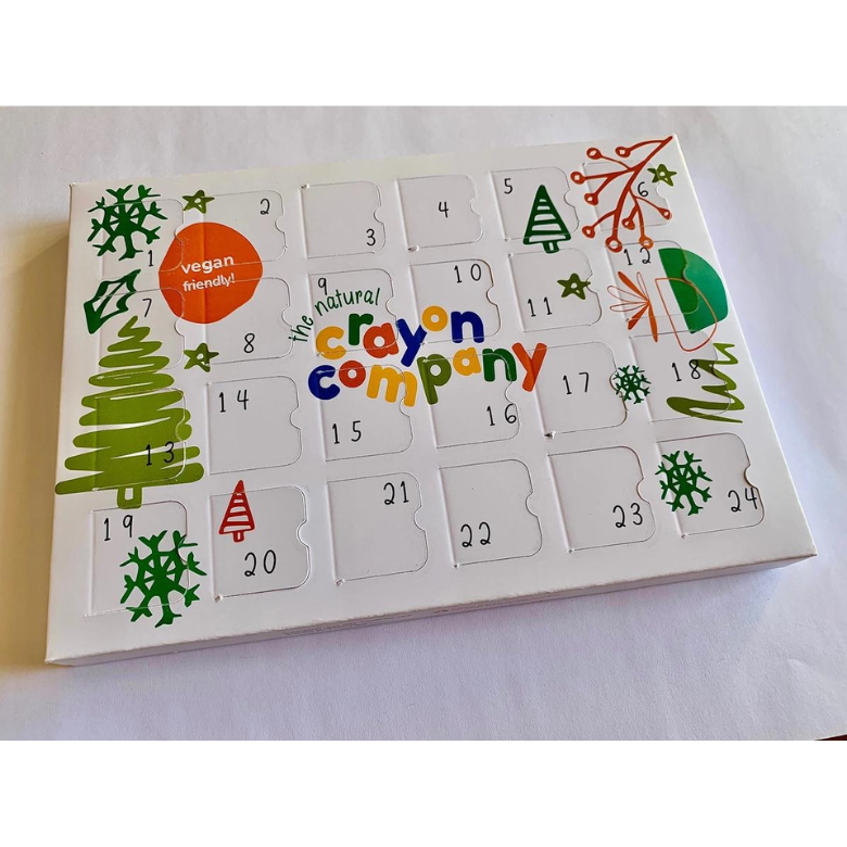 Christmas Themed Crayon Advent Calendar by The Natural Crayon Company