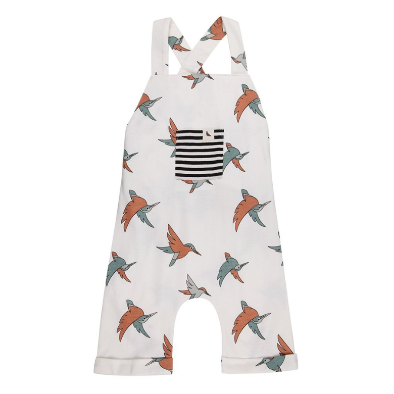 Birdsong Shortie Dungaree By Turtledove London