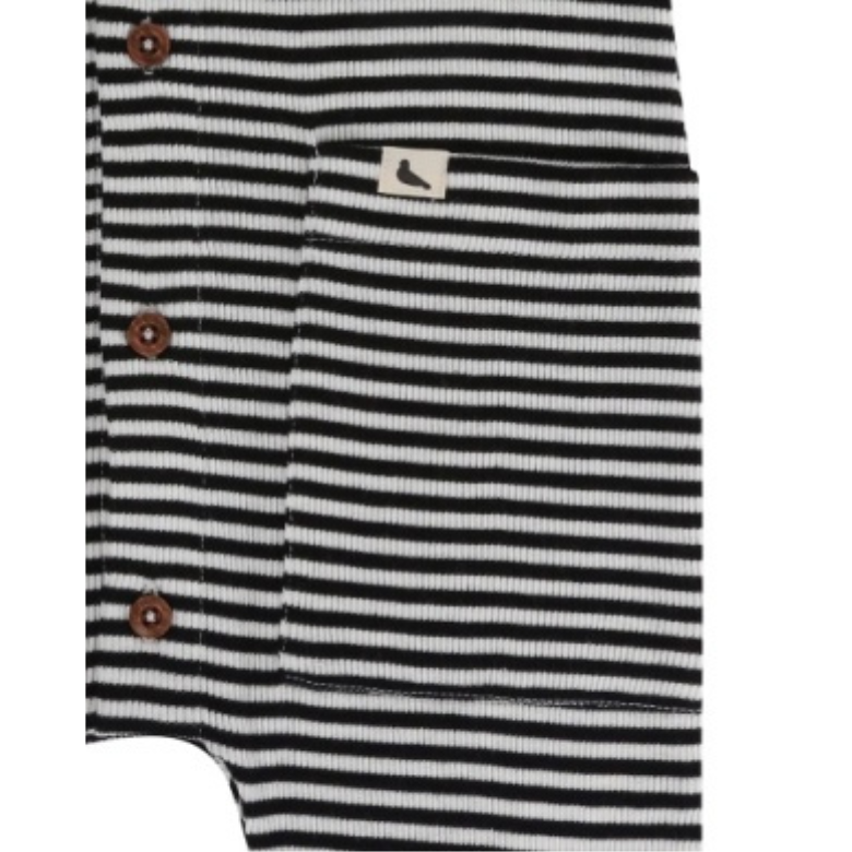 Stripe Rib dungaree by Turtledove London