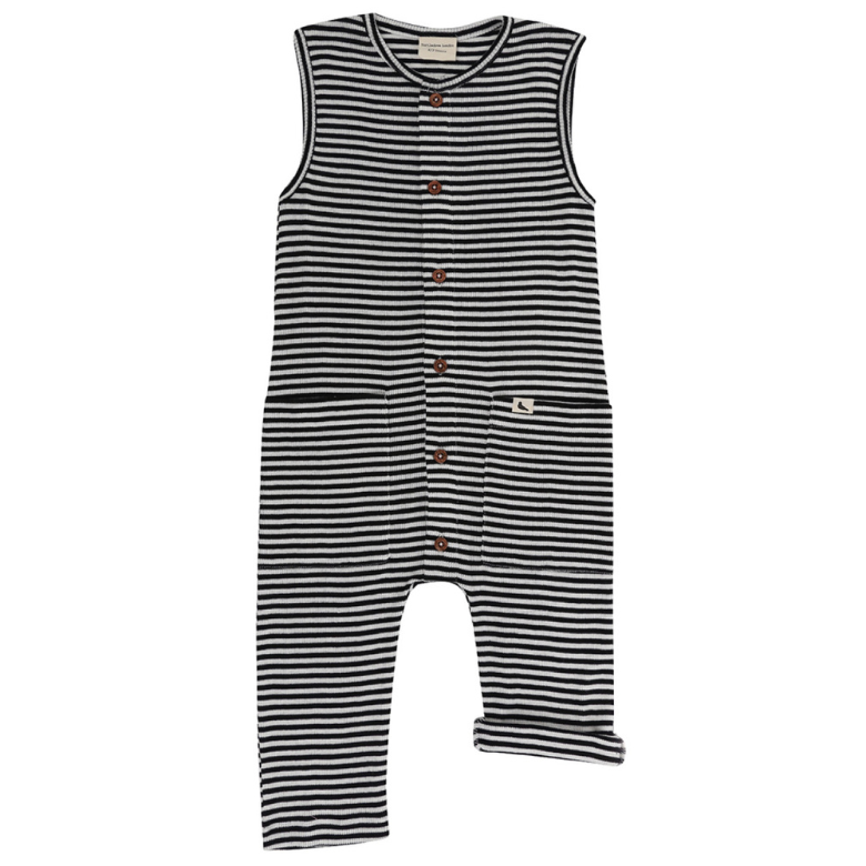 Stripe Rib dungaree by Turtledove London