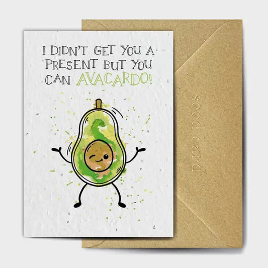 'Avacardo' Plantable Card