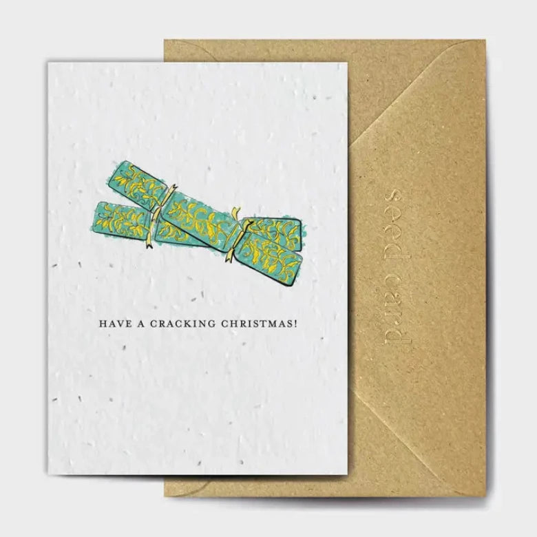 'Cracking Christmas' Plantable Card