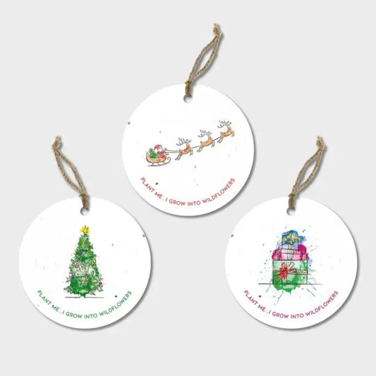 'Christmas' Plantable Gift Tags