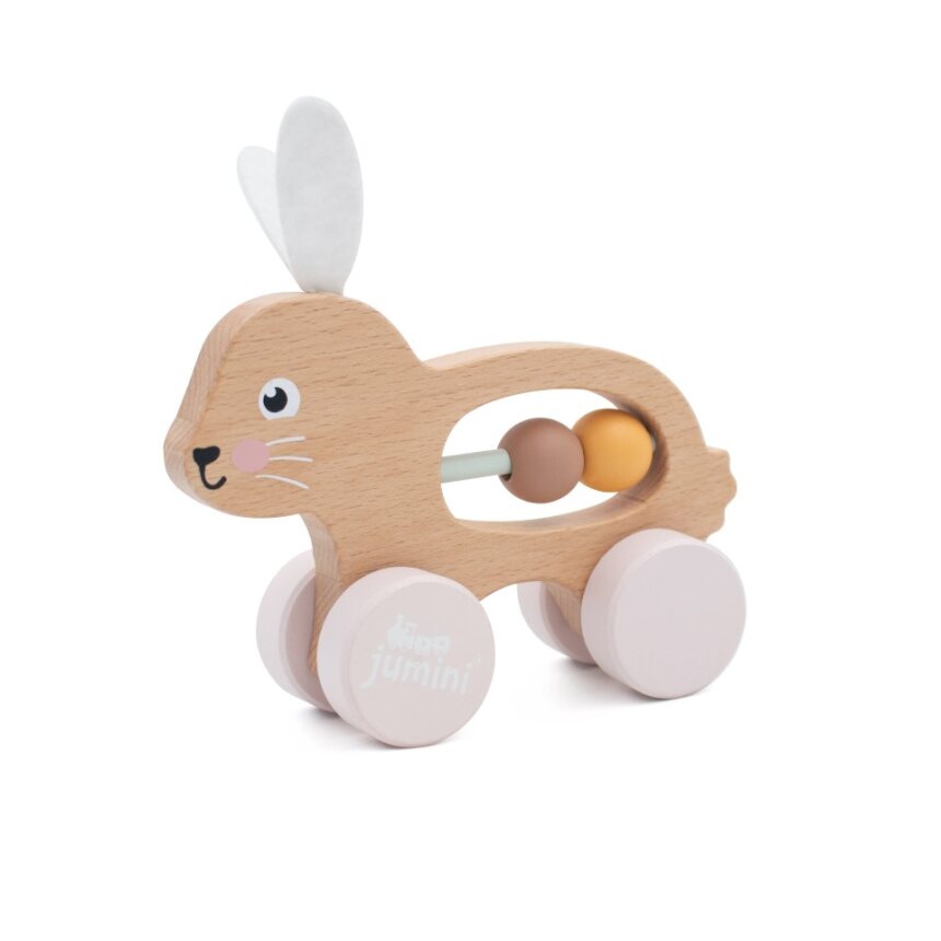 Wooden Push Along Bunny By Jumini