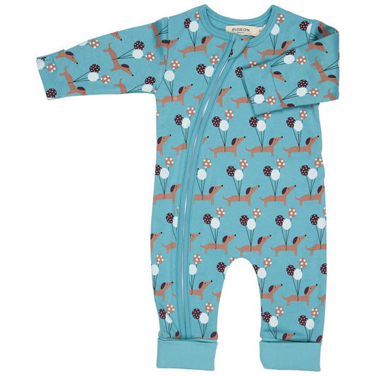 Sausage Dog Zip Romper by Pigeon Organics