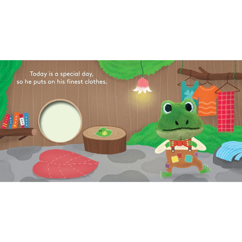 Little Cottage Frog Finger Puppet Book