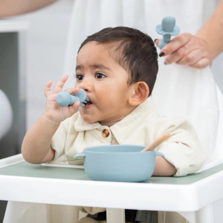 Blue Baby Cutlery Set by Green Island