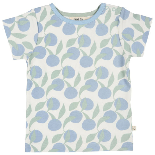 Blue Oranges Short Sleeve T-shirt by Pigeon Organics