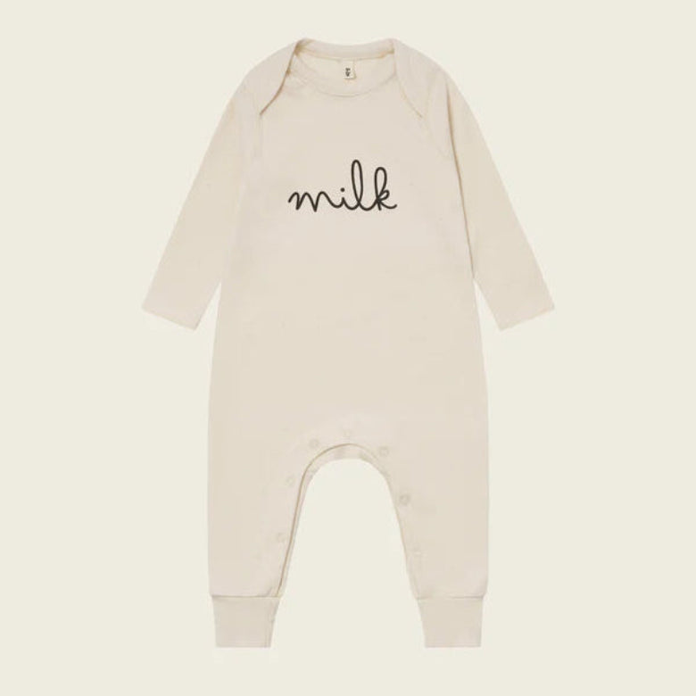 Undyed Milk Playsuit by Organic Zoo