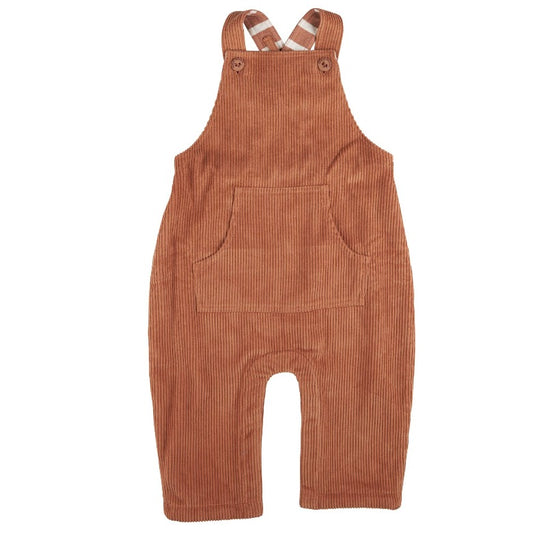 Macaroon Cord Dungarees by Pigeon Organics