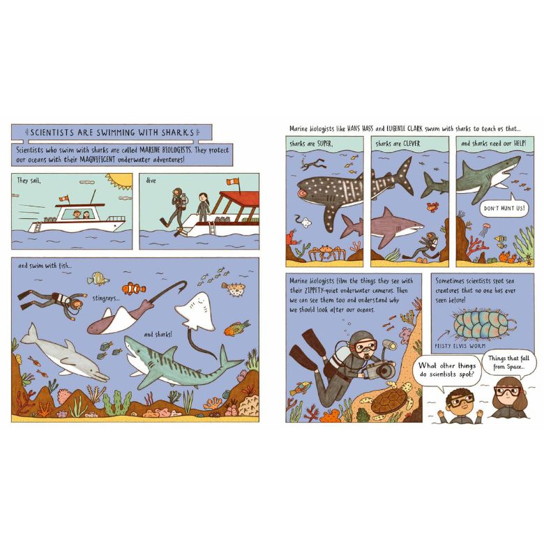 Scientists Are Saving Our World Book by Magic Cat