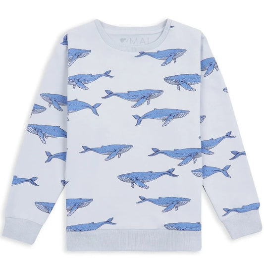 Blue Whale Sweatshirt by MAI