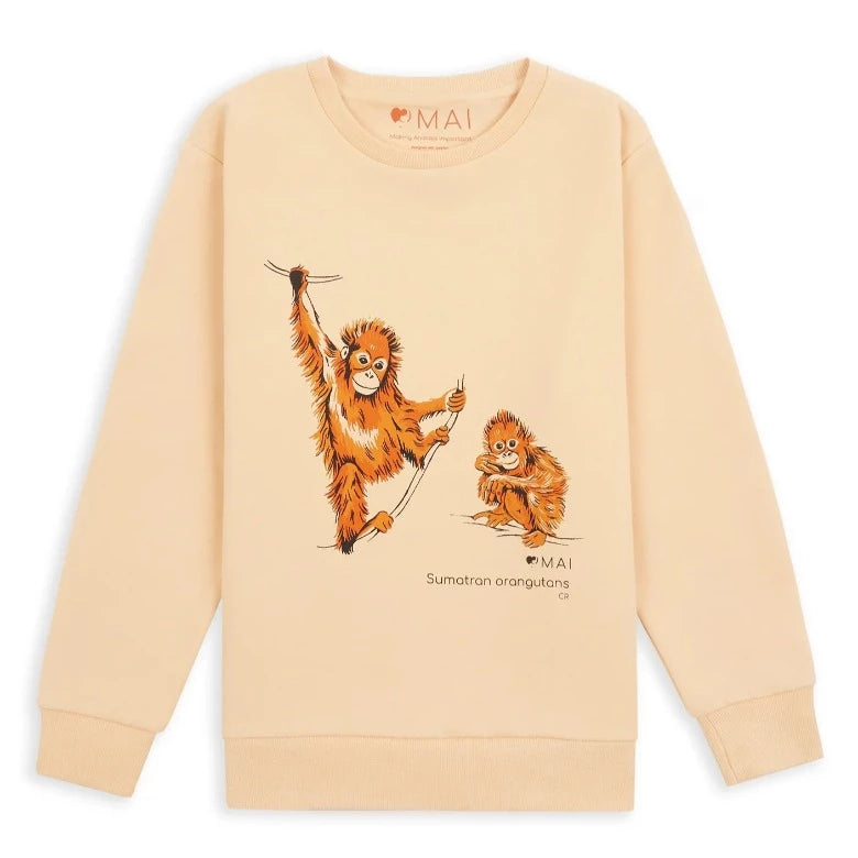 Sumatran Orangutan Sweatshirt by MAI