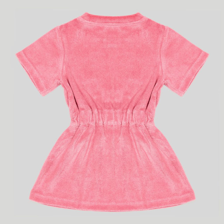 Pink Towelling Dress by Tots in Towelling