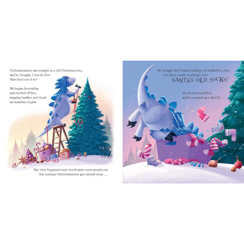 The Christmasaurus And The Night Before Christmas Book by Tom Fletcher