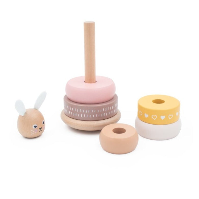 Wooden Stacking Bunny By Jumini