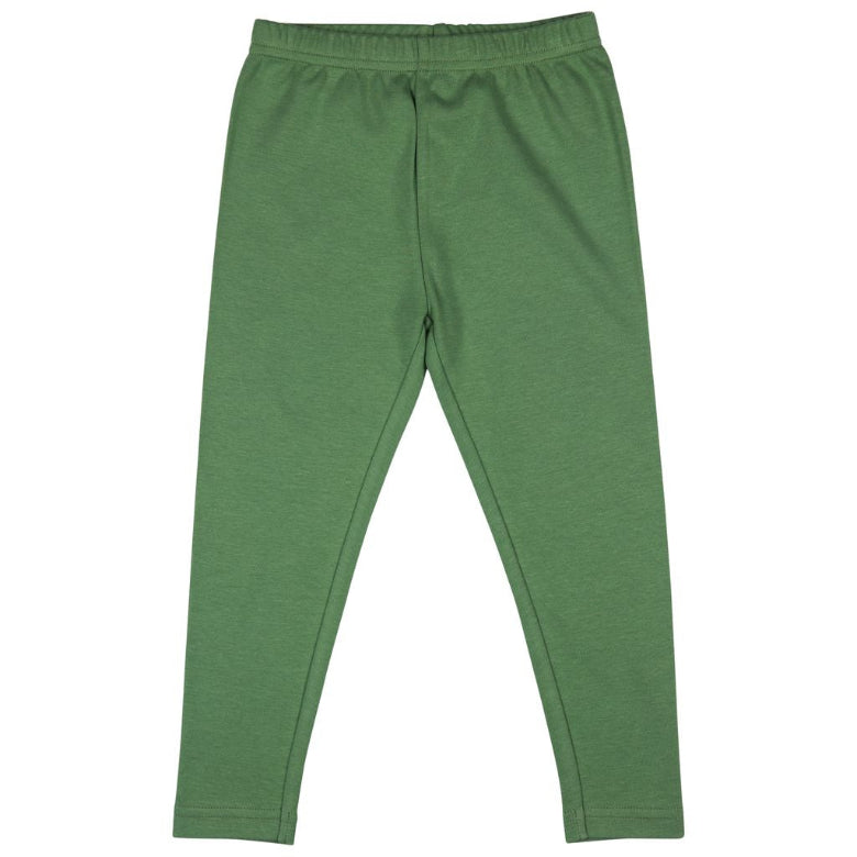 Green pants on a white background