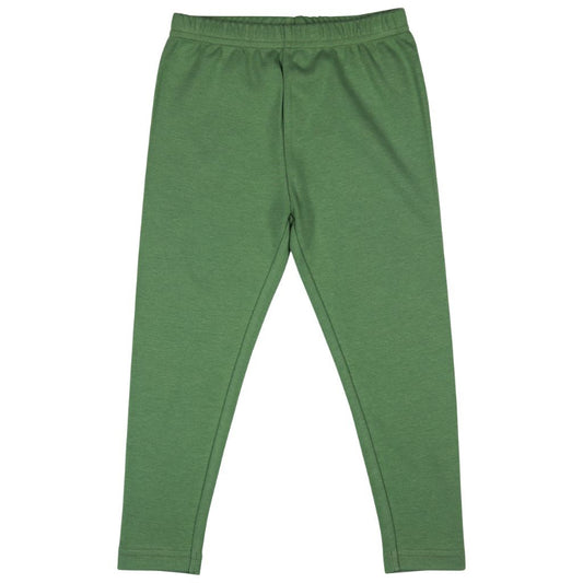 Green pants on a white background