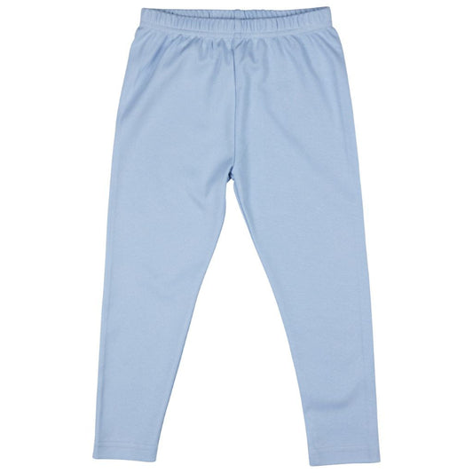 Light blue pants on a white background