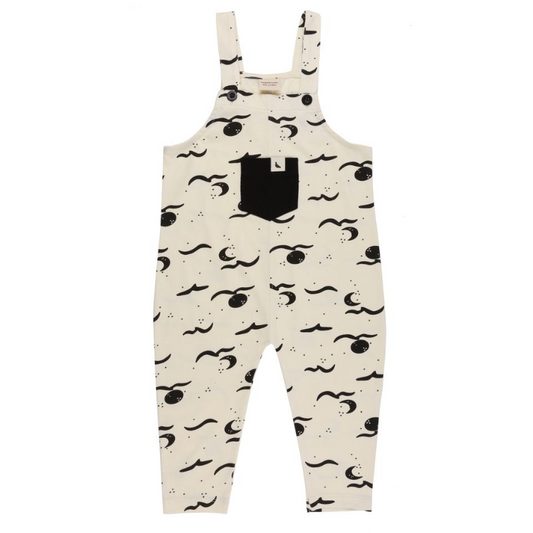 Moon Wave Easy Dungarees by Turtledove London